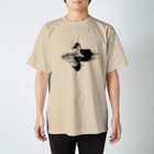 アキヅキのカルガモ（モノクロ） Regular Fit T-Shirt