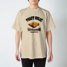 メシテロタイプ（飯テロTシャツブランド）のハニーバター（アレンジトースト ビンテージ風） スタンダードTシャツ