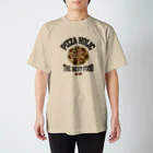 メシテロタイプ（飯テロTシャツブランド）のミックスピザ（ビンテージ風） Regular Fit T-Shirt