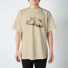 chizuruの柴犬落ちてる（茶柴） スタンダードTシャツ