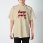 ハチビットのGAME OVER（Blood） スタンダードTシャツ