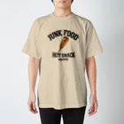 メシテロタイプ（飯テロTシャツブランド）のアメリカンドック（ビンテージ風） Regular Fit T-Shirt