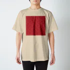 きまぐれノーティのきまぐれWa風「三崩し」_紅（べに） Regular Fit T-Shirt