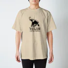 VEGAN SHOP FREEのVEGAN FOR THE ANIMALS Regular Fit T-Shirt