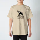 VEGAN SHOP FREEのVEGAN FOR THE ANIMALS スタンダードTシャツ