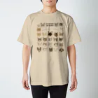 みきぞーん｜保護猫 ミッキー画伯と肉球とおともだちのミッキー画伯と仲間たち Regular Fit T-Shirt