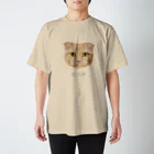 みきぞーん｜保護猫 ミッキー画伯と肉球とおともだちの虎汰郎 スタンダードTシャツ