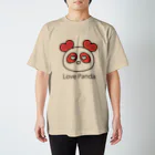 QootiiのLove Panda スタンダードTシャツ