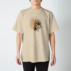 shokomumuの〈愛〉猫の母子 Regular Fit T-Shirt