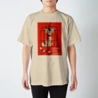 YS VINTAGE WORKSのチェコ　映画「Veliko sudjenje」ポスター　籠猫 スタンダードTシャツ