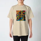 マツキー画ショツプ  good dayのマッキーアート（招き猫）日本一 Regular Fit T-Shirt