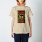 YS VINTAGE WORKSのスペイン・ビルバオ　1912年 EL CONEJO　木の下のウサギ スタンダードTシャツ