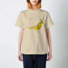 動物モチーフ雑貨店　うちのこのオカメインコ　イエロー Regular Fit T-Shirt