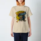 原ハブ屋【SUZURI店】のHABUMAN vs FUIRIMAN（T-GO） Regular Fit T-Shirt