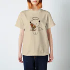 MochiMochi SHOPの白猫天使こむぎちゃん（ベーカリー） Regular Fit T-Shirt