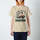 tunのSUKARUKIN "テケテケにゃ〜" スタンダードTシャツ