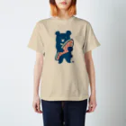 たかしまてつをの鮭熊 スタンダードTシャツ
