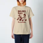 KIKUUUDESIGNのモタモタモータース- akacha Regular Fit T-Shirt