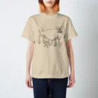 mokugyobuchoの鳥獣戯画の超重ギガキック スタンダードTシャツ