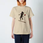 Lily bird（リリーバード）のシンプル ジャズダンサーシルエット Regular Fit T-Shirt