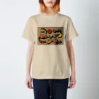 unpisのA SNAKE AND FRUITS スタンダードTシャツ