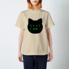 oppohonpoの黒猫ｍｅｏｗ！ スタンダードTシャツ