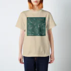 はるやまのごはんとMOCHIZOUくん（ブルー） Regular Fit T-Shirt