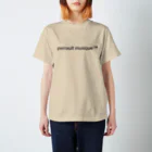 perrault musique™のcenter "ASH" logo Regular Fit T-Shirt