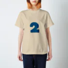 ふしめTシャツの2歳のふしめ (Blue) Regular Fit T-Shirt