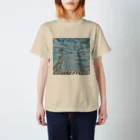 Leela Takakiのあおいそらしろいくも Regular Fit T-Shirt