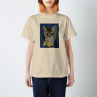 crystal-koaraの仔猫と幸せの黄色いバラ スタンダードTシャツ
