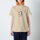 松や SUZURI店の海外絵文字Smiley Face Regular Fit T-Shirt