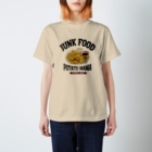 メシテロタイプ（飯テロTシャツブランド）のギザギザフライドポテト（ビンテージ風） Regular Fit T-Shirt
