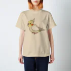 トイトイのオカメインコ（ルチノー） Regular Fit T-Shirt