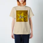 BARUZUKIの星にゃんこ Regular Fit T-Shirt