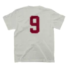 SubjecTeesの9条TシャツA 文字色:エンジ スタンダードTシャツの裏面