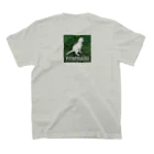 nyahoのふんばり白文字 Regular Fit T-Shirtの裏面