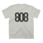 musicshop BOBの808 - BOB ※BLACK LOGO スタンダードTシャツの裏面