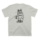 🏖NEKOHAMA🏖保護猫カフェ@関内･伊勢佐木町のネコスケ Regular Fit T-Shirtの裏面
