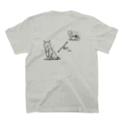 PygmyCat　suzuri店の6ft開けるチベットスナギツネ スタンダードTシャツの裏面