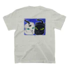 ️️ひろゆき🐾の2匹 Regular Fit T-Shirtの裏面