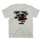 Walter Q JacksonのEyes back print T-shirt スタンダードTシャツの裏面