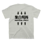 manaの集合場所(黒) スタンダードTシャツの裏面