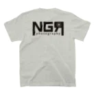 NGRのスタンダードTシャツの裏面