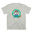 押付美術館の野球 スタンダードTシャツの裏面