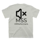 yoikami@VRPerformerのMSSアイテム（黒ロゴ） Regular Fit T-Shirtの裏面