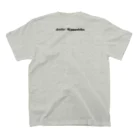 mameshibakoubouの豆柴工房・ロゴ（文字入り） Regular Fit T-Shirtの裏面