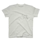 レイにーのじゃれてるシンプル猫 Regular Fit T-Shirt