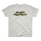 ダブルハピネスのバブリーハピネス カーキ Regular Fit T-Shirt