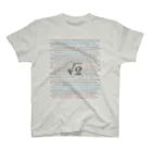 ねっこの2の平方根 Regular Fit T-Shirt